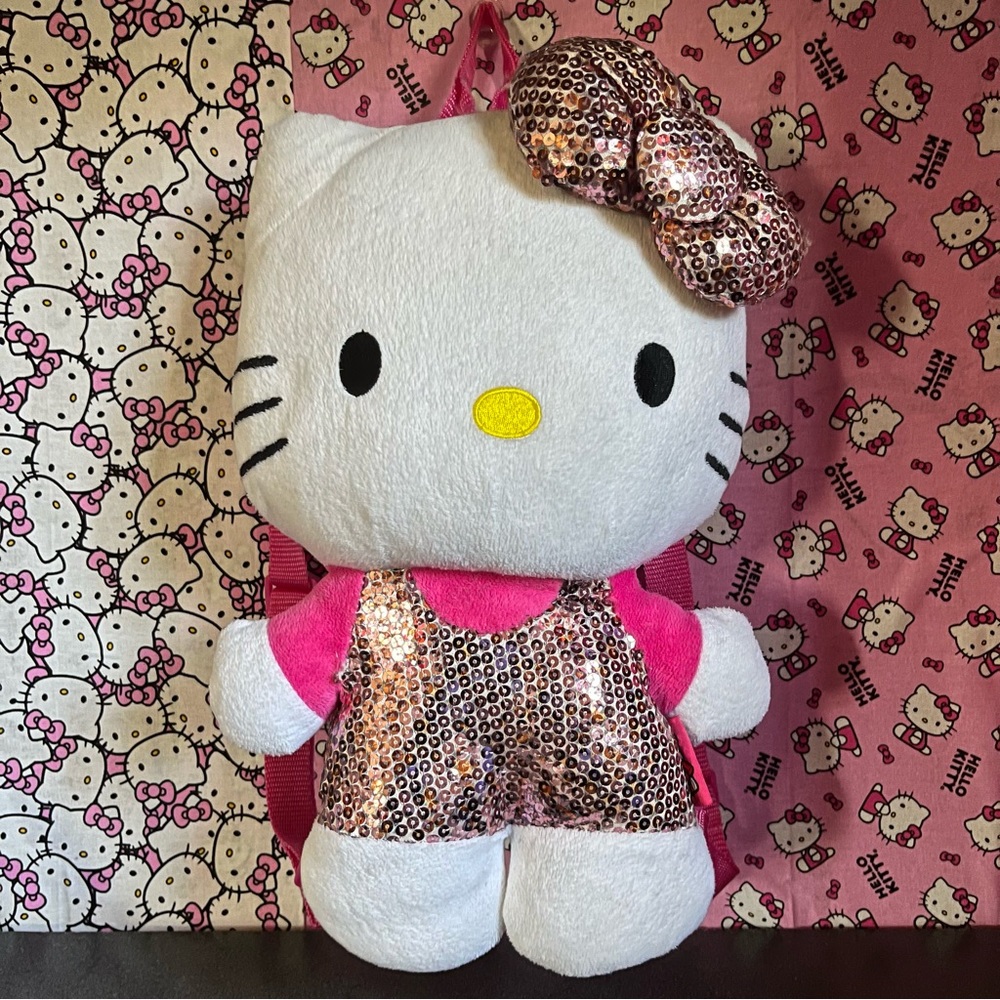 Hello Kitty Plushie Backpack